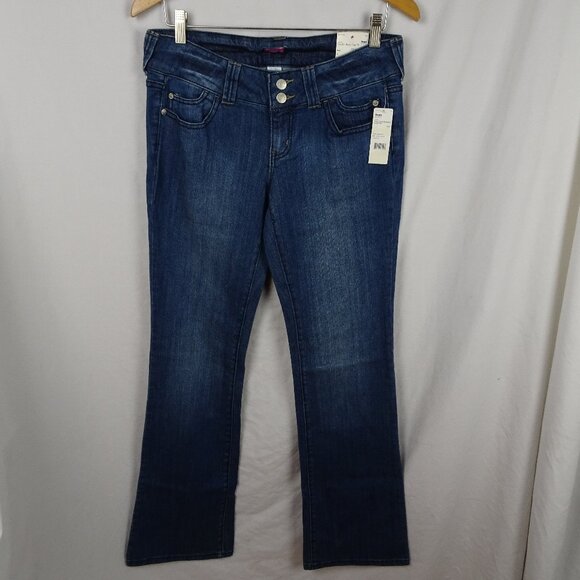 Y2K Vintage Personal Identity Juniors Two Button Jeans Size 9 - Picture 1 of 7